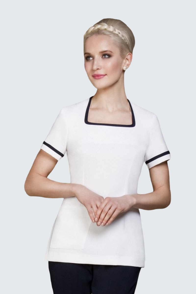 Elegant Square-Neck Tunic