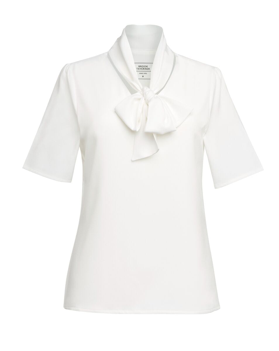 Flavia Pussy Bow Blouse